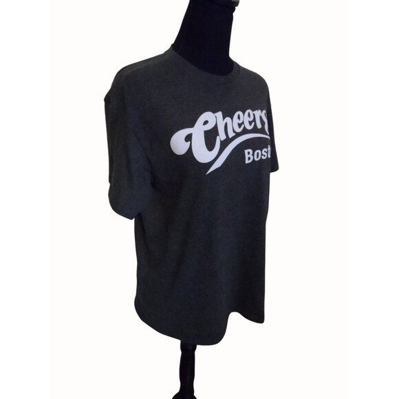 Cheers Boston T-Shirt Delta Pro Weight Gray Size Medium - Picture 4 of 7